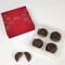 Happy Holidays Candy Favor Box With Dubai Milk Chocolate Truffles For Party Favors, Holiday Gifting, Festive Event Giveaways & More - Snowflakes